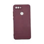 Capa Xiaomi Mi 8 Lite Silicone Aveludada Colorida Capinha Anti Impacto Mi 8 Lite:vinho
