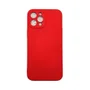 Capa Iphone 12 Pro Max Silicone Aveludada Protege Câmera Colorida Capinha Anti Impacto Iphone 12 Pro Max:vermelho