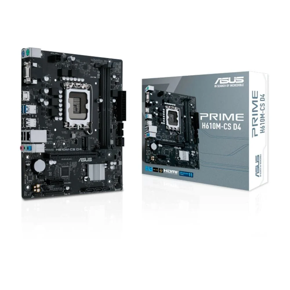 Placa Mãe Intel H610m-d LGA 1700 Micro-atx Ddr5 PCie 4.0 Slot M.2 Realtek 1 Gb Ethernet HDMI Vga Usb 3.2 Gen 1 Sata 6 G Placa Mãe Intel H610m-d LGA 1700 Micro-atx Ddr5 PCie 4.0 Slot M.2 Realtek 1 Gb Ethernet HDMI Vga Usb 3.2 Gen 1 Sata 6 G