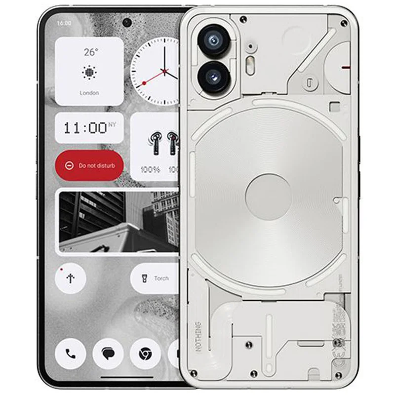 NOTHING Phone (2) 256GB SIMフリー [ホワイト] Produtos com até 15 OFF no PIX KaBuM