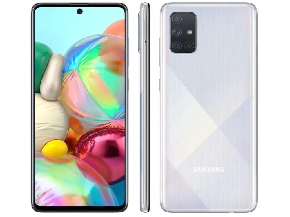 Usado: Samsung A71 128 Gb Branco - Excelente