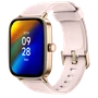 Smartwatch Ankoo W002 tela 1.85" com alta resolução, Bluetooth 5.0 com Chamadas, AI Voice, Chip Avançado, IP68, Monitoramento 24h e 100 Modos Esportivos – Rose