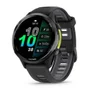 Relógio Garmin Forerunner 970 Music AmoLED Cinza Em Titânio Dlc Preto 47mm