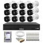 Kit 12 Câmeras Intelbras Vhd 1230 B G8 Full Hd 1080p Visão Noturna 30m + Dvr Mhdx 1116-c + Hd 1TB