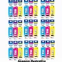 Kit 27 Refil Tinta Para Epson   T544 L3110 L3150 L3250 Color
