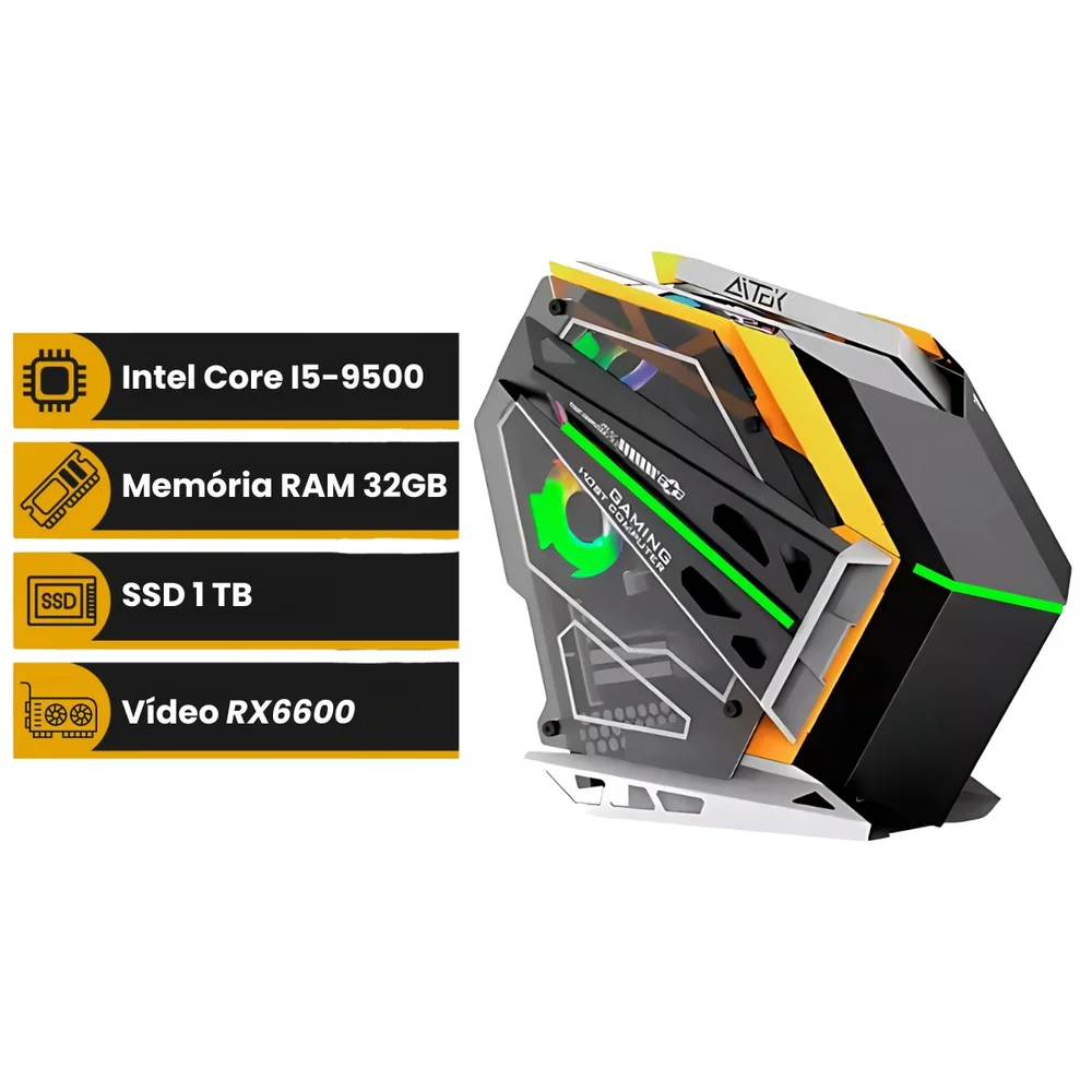 Computador Intel i59500 SSD 1TB 32GB RAM