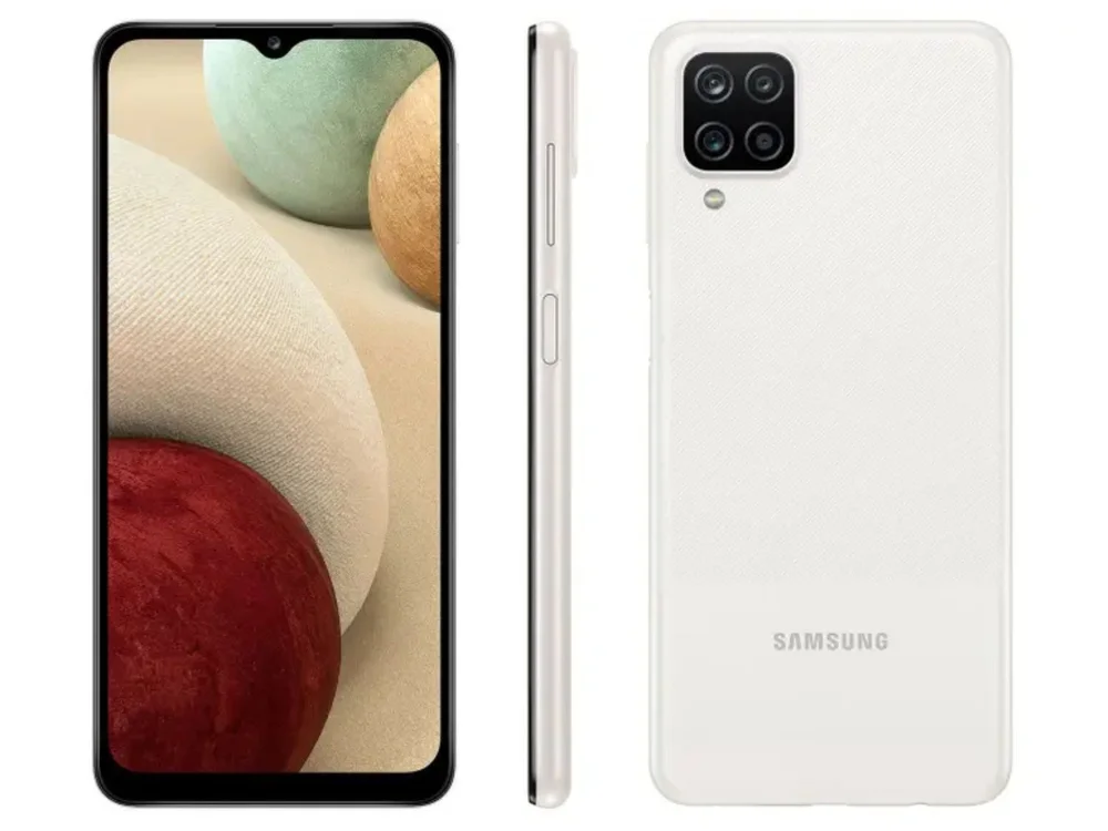 Usado - Samsung A12 64 Gb Branco - Muito Bom