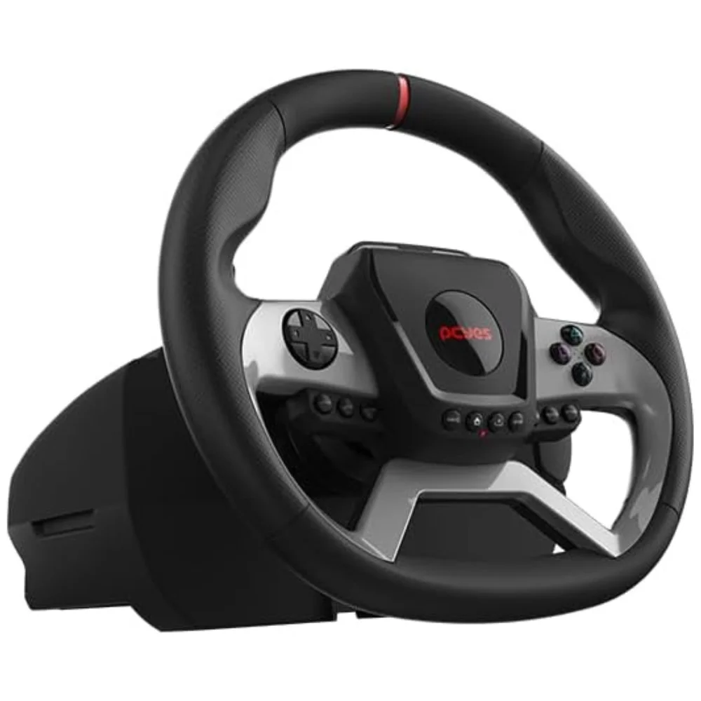 Volante Gamer PCyes W270 P/ PC, XBOX,ps4 Com Pedais E Câmbio
