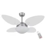 Ventilador Volare Petalo Quad Branco 110v E Controle Remoto
