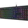 Teclado Com Fio Gamer Rainbow Redragon K521 Netherbane Preto