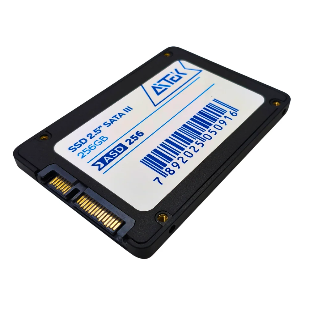 SSD Sata Iii 2.5" 256gb Leitura de até 550 MB/s, Gravação de até 450 MB/s Aitek - Asd-256