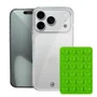Kit Capa Crystal Slim Para Iphone 17 Pro + Ventosa - Verde - Gshield