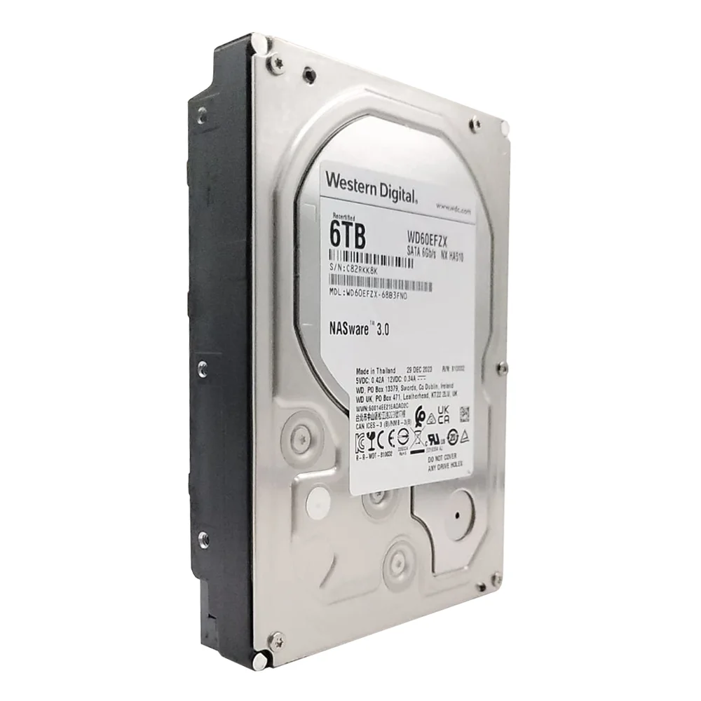 f*x様 Western Digital 6TB WD60EFZX HDD YK Produtos com até 15 OFF no PIX KaBuM