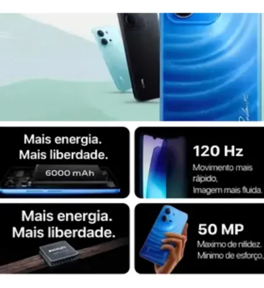 "Celular Xiaomi Redmi 15c  256gb 4gb Ram De 6.9"" 50mp 8mp - Naranja Crepúsculo (global)" - view 3