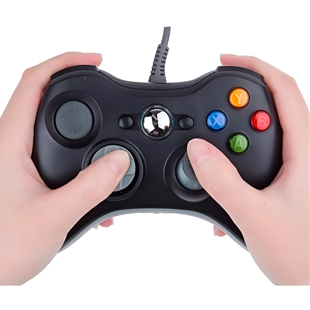 Controle Joystick Usb Compatível Com XBOX360 Computador Notebook Games Controle Joystick Usb Compatível Com XBOX360 Computador Notebook Games