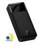 Power Bank Elegante Preto 22.5w Display Digital Turbo Compacto