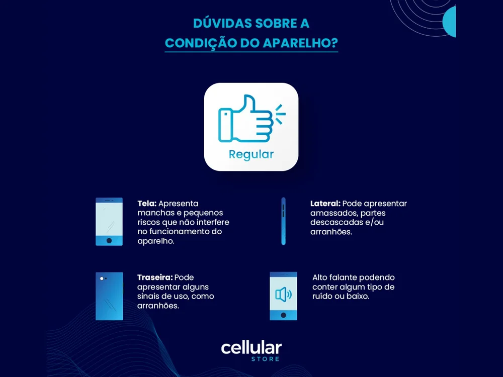 Usado - Motorola One Action 128 Gb Azul - Regular