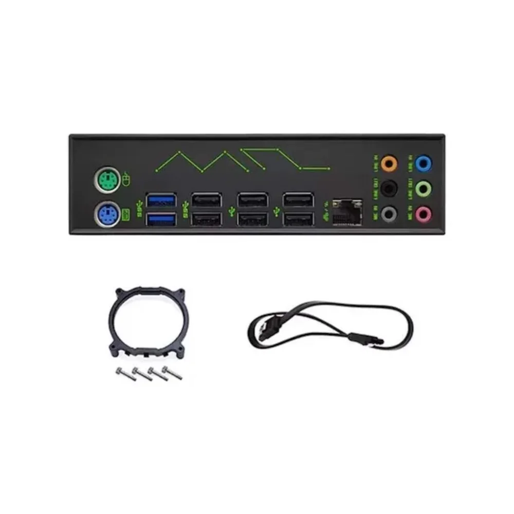 Placa Mae X99 Machinist Atx Mr9s Green Ddr4 Nvme Sata 8 Slot Verde-escuro Placa Mae X99 Machinist Atx Mr9s Green Ddr4 Nvme Sata 8 Slot Verde-escuro