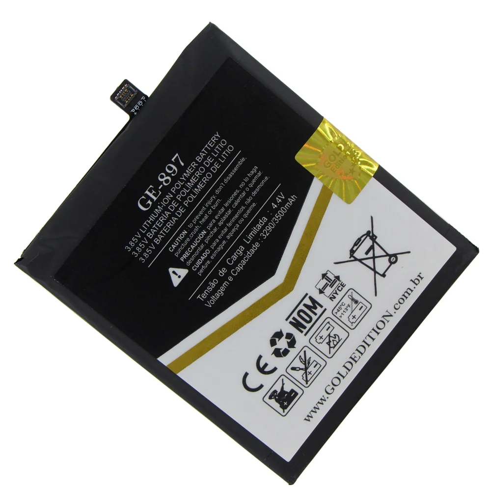 Bateria Gold Ge-897 Compatível Com Moto One Vision / Action