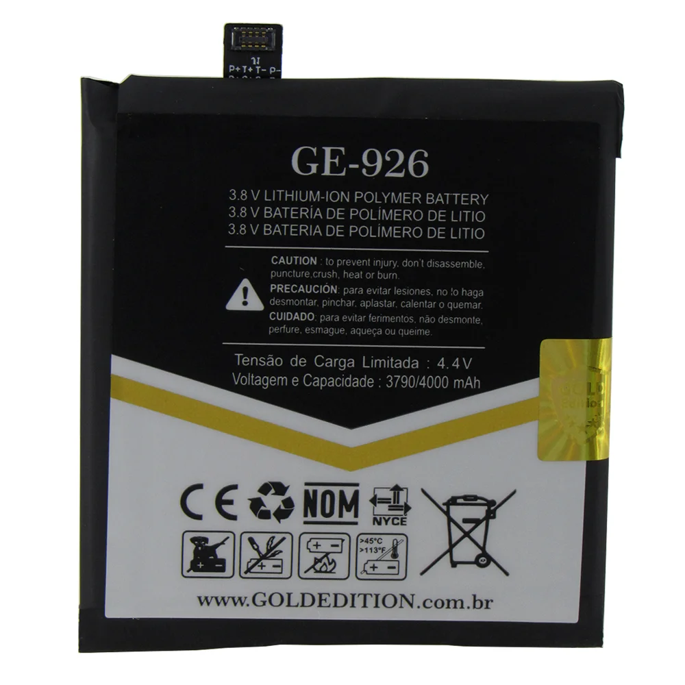Bateria Ge-926 Compatível Com Moto One Hyper Kg50