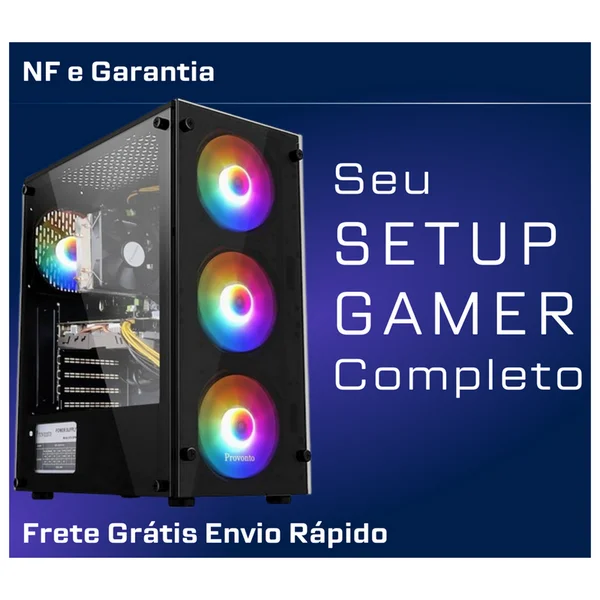 PC Cpu Gamer Completo Intel Vídeo Nvidea SSD 16gb Ram Com Placa De Video em Campinas - foto 2
