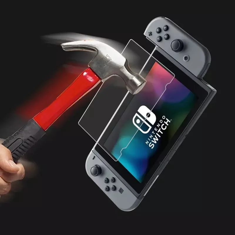 Case Nintendo Switch V1 V2 Mario + 4 Grips + Película Vidro Case Nintendo Switch V1 V2 Mario + 4 Grips + Película Vidro