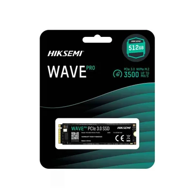 SSD Hiksemi Wave Pro, 512GB, M.2 2280, PCIE 3.0 - Hs-ssd-wave Pro(p) 512g