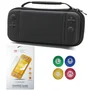 Case Nintendo Switch Lite Preto + Película Vidro + 4 Grips