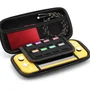 Case Nintendo Switch Lite Preto + Película Vidro + 4 Grips