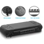 Case Nintendo Switch Lite Preto + Película Vidro + 4 Grips