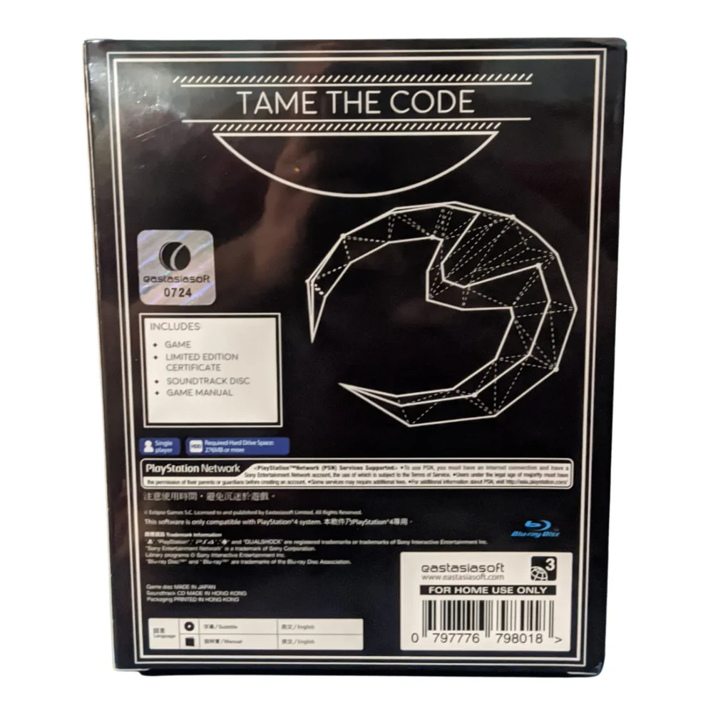 Jogo Tachyon Project Limited Edition Ps4 Novo