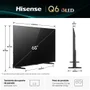 Smart TV Hisense QLED 4K 65" 65Q6QV com Processador AI Dolby Vision HDR10+ HLG Filmmaker Mode Dolby Gaming Dolby Atmos Alexa e Google