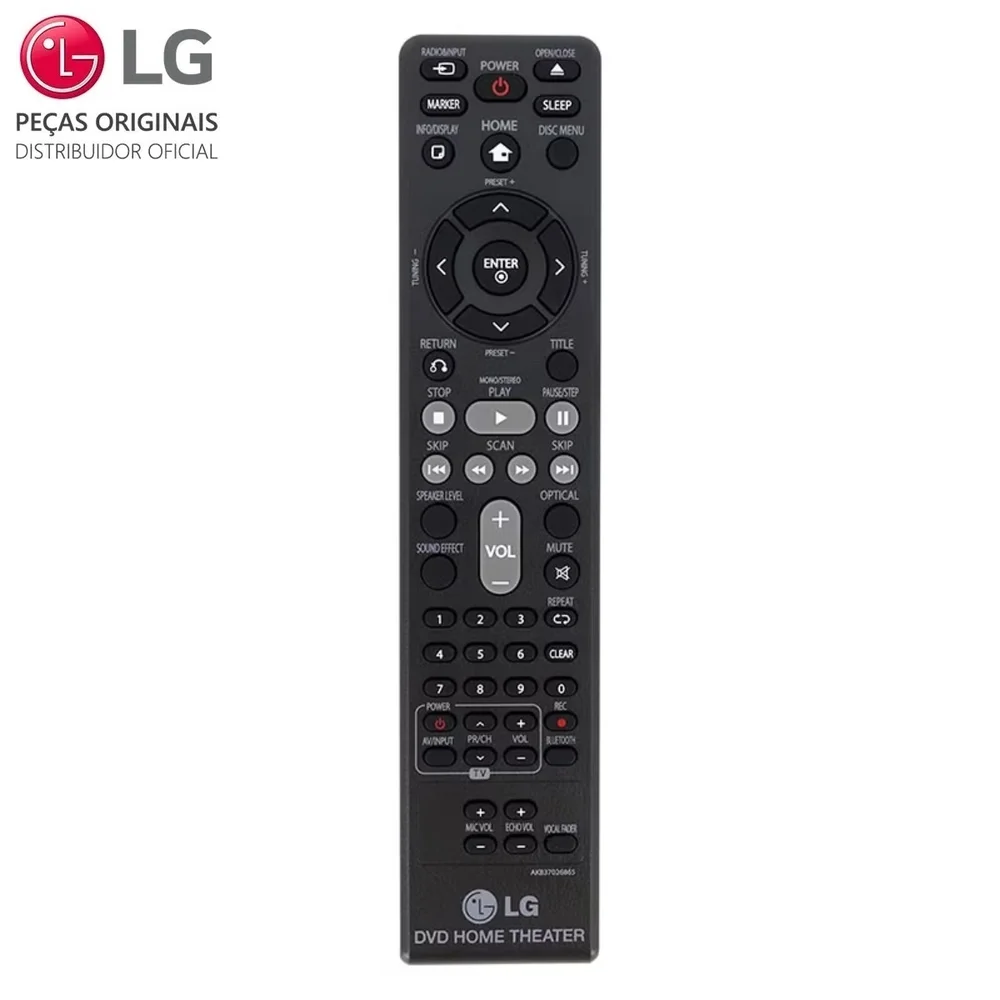Controle Remoto Para Home Theater Lg - Akb37026865
