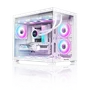 Gabinete Gamer Round5 Blast White (m-atx / Aquario / Frontal Vidro / Sem Fan)