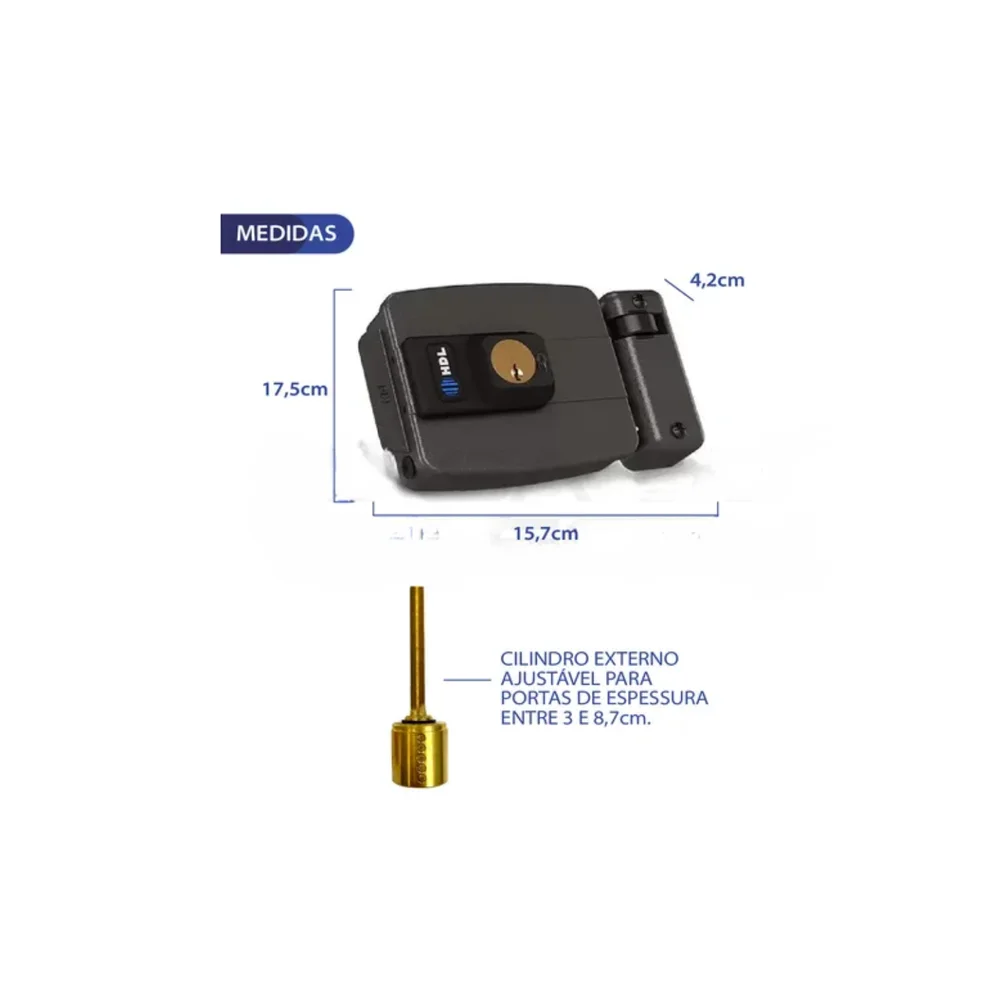 Fechadura Hdl C 90 Rfid Tag Cinza Abre Para Dentro Fechadura Hdl C 90 Rfid Tag Cinza Abre Para Dentro