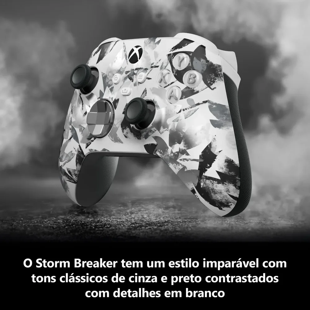 Controle Sem Fio XBOX Storm Breaker Edição Especial Branco Controle Sem Fio XBOX Storm Breaker Edição Especial Branco