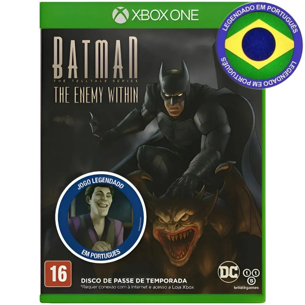 Batman The Enemy Within Legendado Português XBOX One E Series X Mídia Física