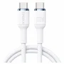 Cabo de carregamento Carregador Usb-c Compatível Para Controle Ps5 E Ps5 Pro 2 Metros soft white CB-374C Cor Branco