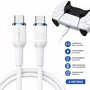 Cabo de carregamento Carregador Usb-c Compatível Para Controle Ps5 E Ps5 Pro 2 Metros soft white CB-374C Cor Branco