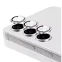 Kit Lente Película De Câmera Compatível Com Samsung Galaxy A05 A06 A05s A25 A14 A15 A16 A35 A55 A34 Cor:prata Lisa;taman