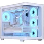 Gabinete Gamer Aerocool Atx P500c Branco Lateral Vidro