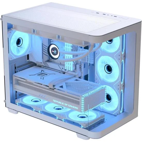 Gabinete Gamer Aerocool Atx P500c Branco Lateral Vidro Gabinete Gamer Aerocool Atx P500c Branco Lateral Vidro