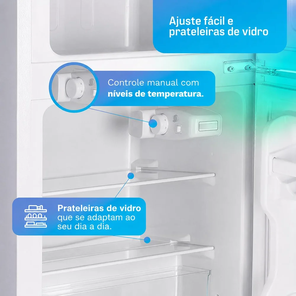 Frigobar Duplex Hq 90 Litros Branco Hq-90rdf Frigobar Duplex Hq 90 Litros Branco Hq-90rdf