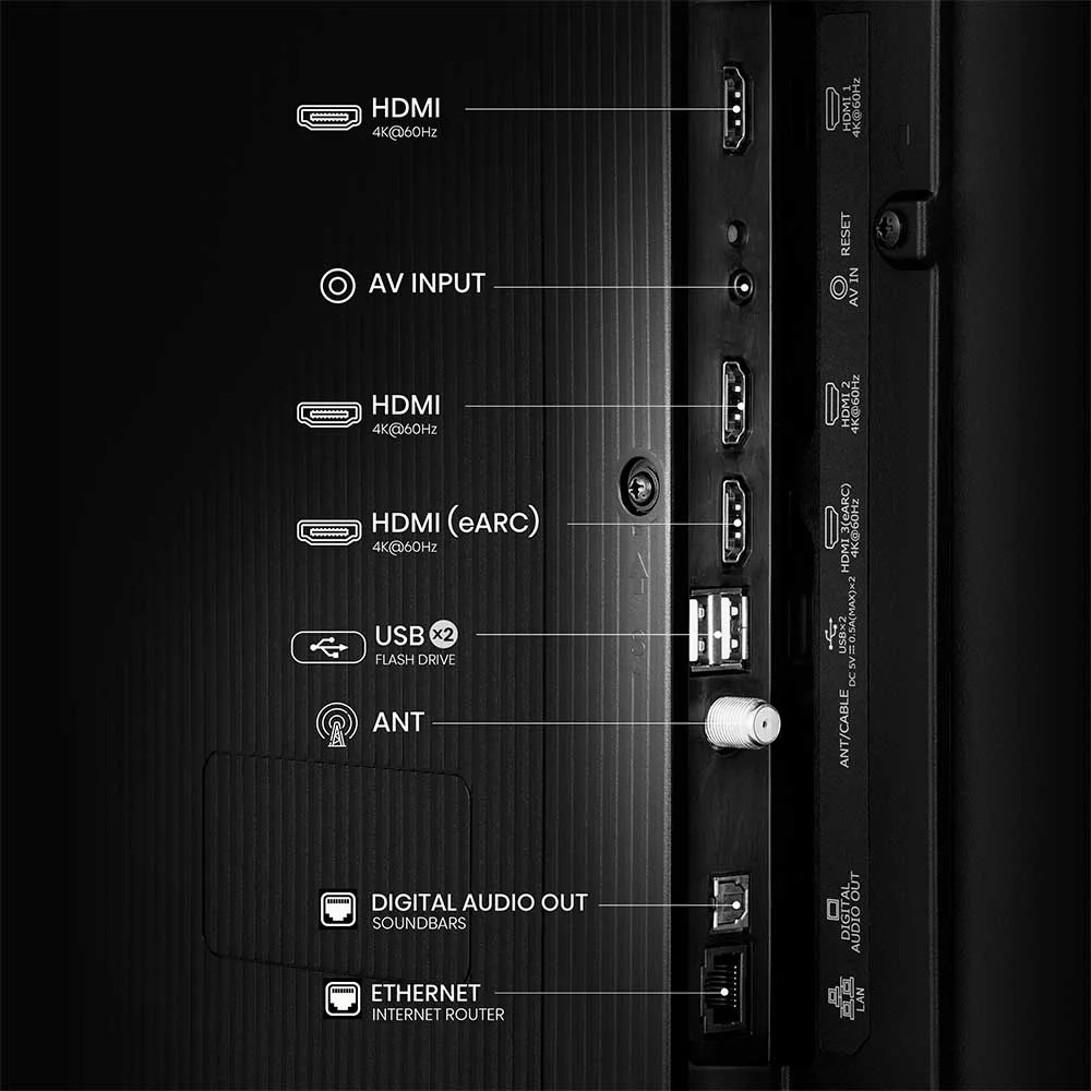 Smart Tv Hisense DLED 4k 65” "" Com Processador Ai, Dolby Vision, Dolby Gaming E Wi-fi - 65a6nv - Bivolt - view 4
