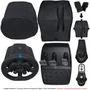 Kit Capas Protetoras Qualicapas Compatíveis com Volante, Base, Pedal + Capa P/ Câmbio G25 G27 Racing Shifter Logitech