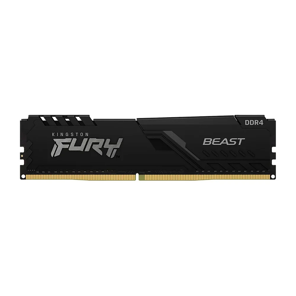 Memoria 8GB Ddr4 3200mhz Cl16 Kingston Fury Beast Black - Desktop - Kf432c16bb/8wp Memoria 8GB Ddr4 3200mhz Cl16 Kingston Fury Beast Black - Desktop - Kf432c16bb/8wp