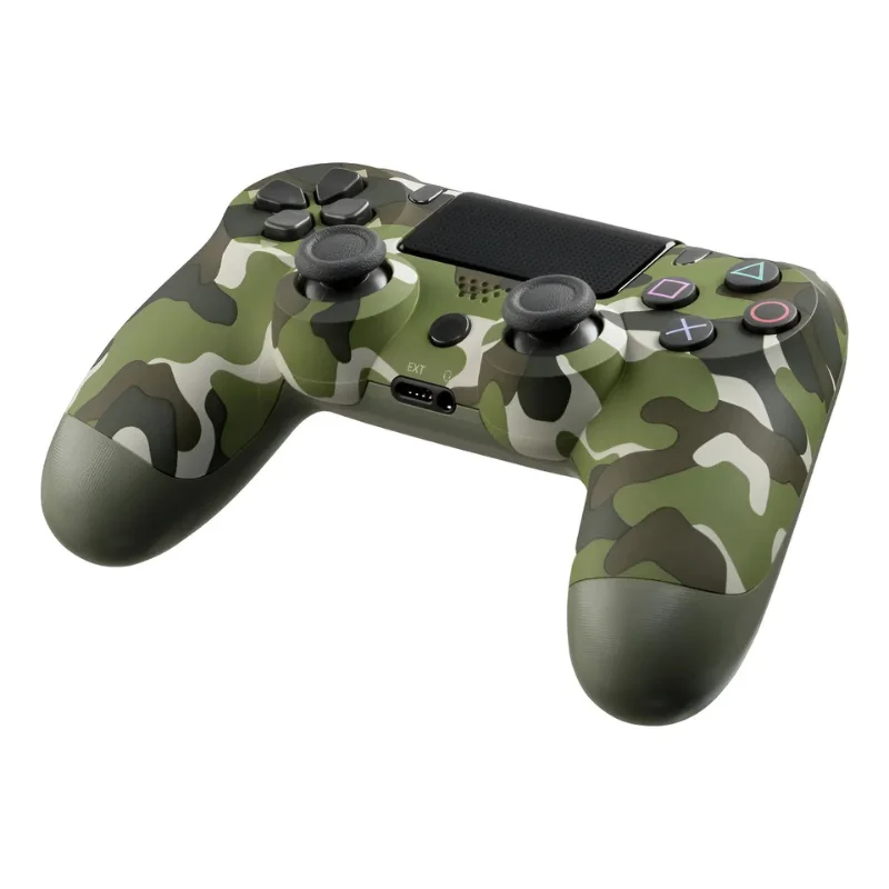 Controle Sem Fio Compatível Com Play4 Ps4 Playstation 4 / Slim / Pro / PC E Smart Tvs Samsung Cor Verde Camuflado Controle Sem Fio Compatível Com Play4 Ps4 Playstation 4 / Slim / Pro / PC E Smart Tvs Samsung Cor Verde Camuflado