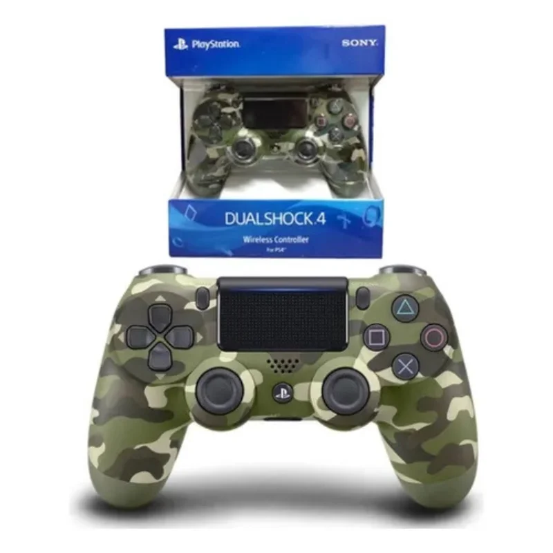 Controle Sem Fio Compatível Com Play4 Ps4 Playstation 4 / Slim / Pro / PC E Smart Tvs Samsung Cor Verde Camuflado Controle Sem Fio Compatível Com Play4 Ps4 Playstation 4 / Slim / Pro / PC E Smart Tvs Samsung Cor Verde Camuflado