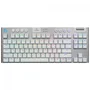 Teclado Sem Fio Mecanico Gamer G915 X Tkl Branco/RGB Logitech, 920-012732