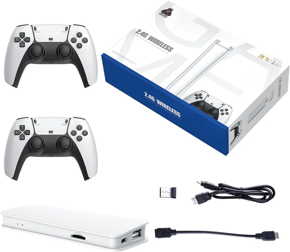 Bastão De Jogo Retrô M15, Saída HDMI 4k E Controle Sem Fio, Console De Videogame Plug And Play Com Mais De 30.000 Jogos, Console De Jogos Arcade (128g) Bastão De Jogo Retrô M15, Saída HDMI 4k E Controle Sem Fio, Console De Videogame Plug And Play Com Mais De 30.000 Jogos, Console De Jogos Arcade (128g)